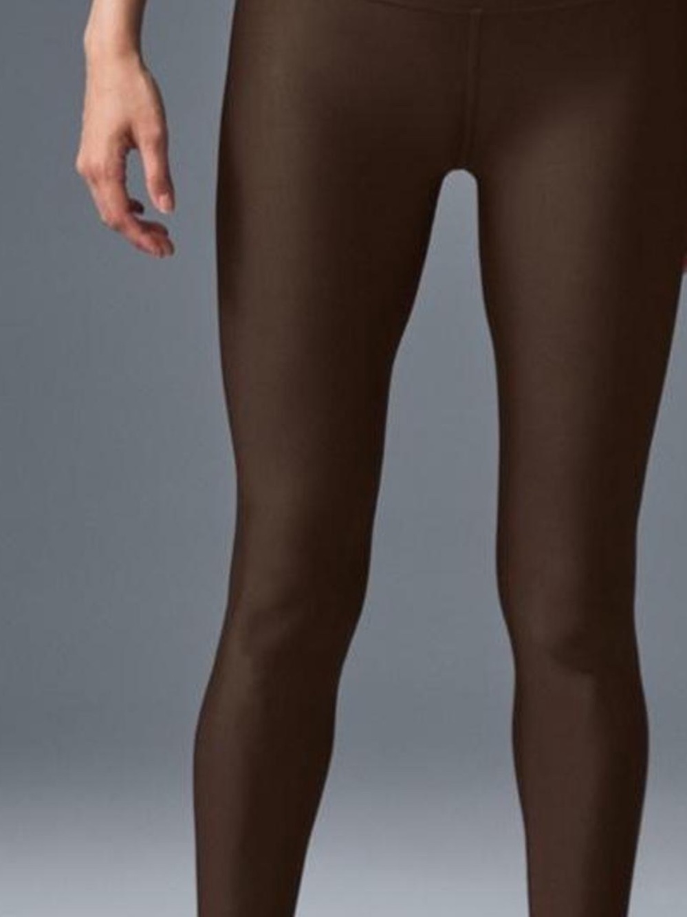 ALO Yoga brown and blue airlift legging bundle
